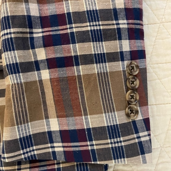 Brooks Brothers Multicolor Plaid Blazer - Picture 3 of 9